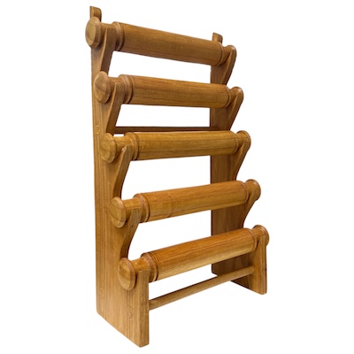 49cm 5 Tier Wooden Bracelet Holder